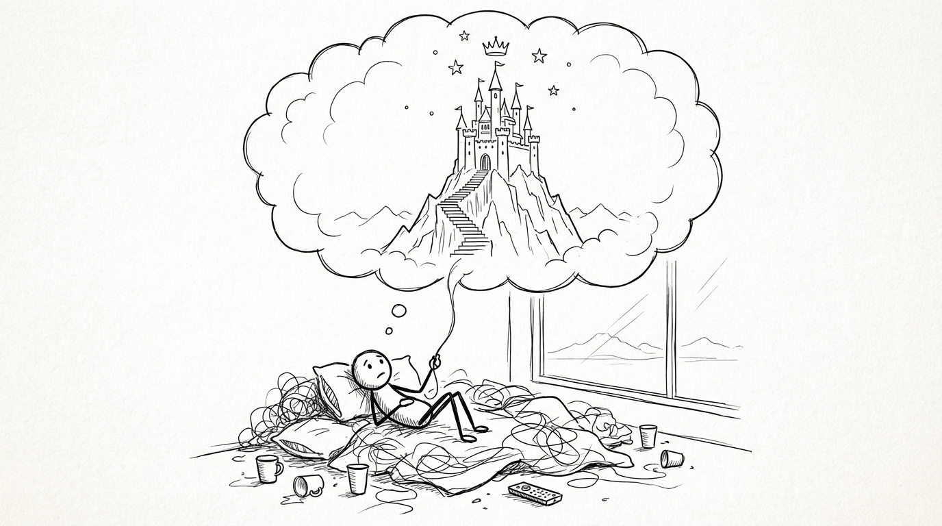 有野心但懒惰，这篇文章将告诉你：如何解决它？（附相关影片）